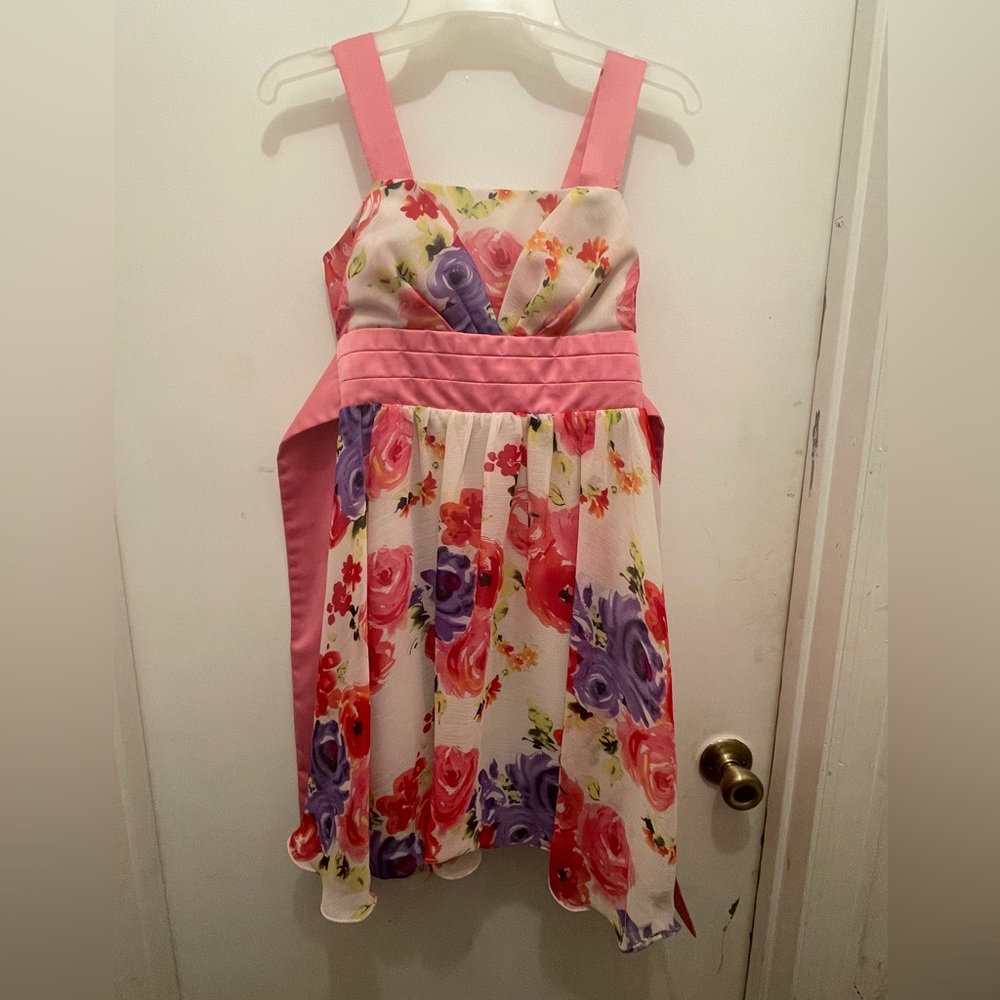 Girls Flower dress small